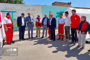 اسکان اضطراری سیل زدگان شهرستان اهر