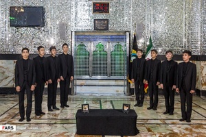 هم خوانی گروه دانش آموزی درسوگواره احلی من العسل
