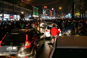 جشن صعود تیم ملی فوتبال به جام جهانی