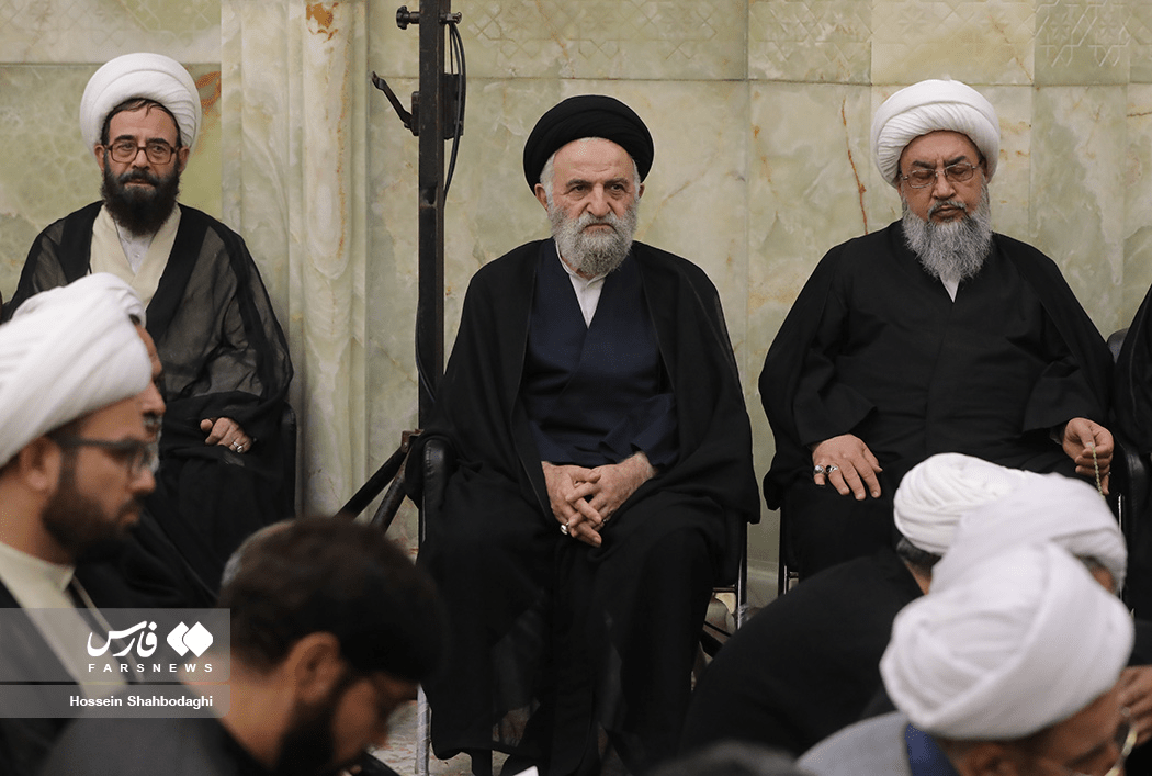 مراسم چهلمین روز ترحیم آیت الله شبیری زنجانی(ره)