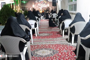مراسم عزاداری حسینی در مجموعه فرهنگی ۱۵ خرداد