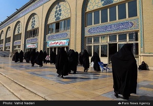 ورود نمازگزاران به مصلی امام خمینی محل برگزاری نماز جمعه تهران 