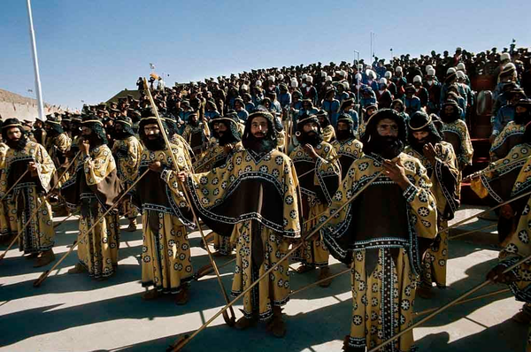 نمایی از جشن 2500 ساله توسط پهلوی در شیراز