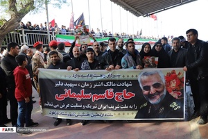 تشییع پیکر «حاج قاسم سلیمانی» در اهواز