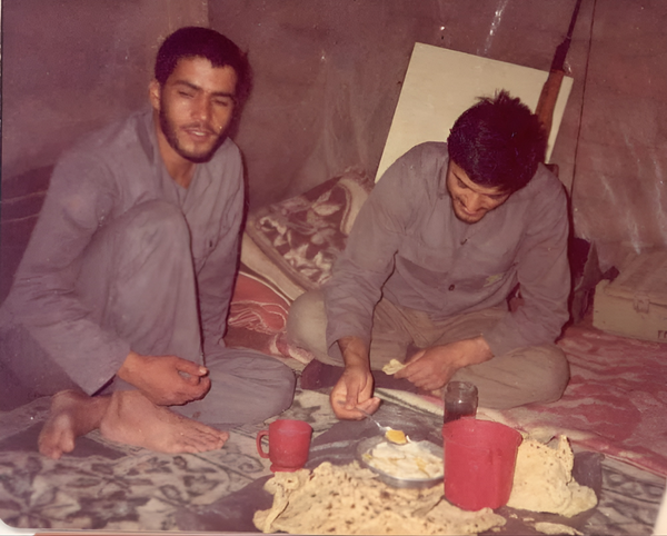 شهید مهدی زین‌الدین و ندیری سفره جبهه