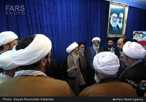 دیدار نماینده گان ولی فقیه در سپاه با آیت الله نوری همدانی