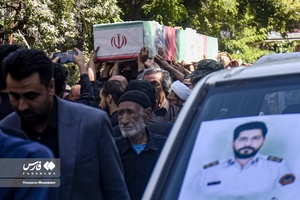 تشییع پیکر شهید حادثه تروریستی جاده خاش - تفتان