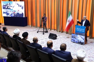 افتتاح فاز 14 پارس جنوبی با حضور رییس جمهور