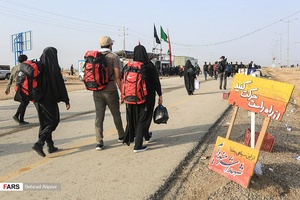 پس آنگه اربعین دیگر آور/ گزارش تصویری کاروان اربعین حسینی در مرز مهران