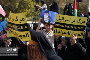 اجتماع بانوان حوزوی در حمایت از مردم مظلوم فلسطین