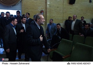 حضور علی لاریجانی رئیس مجلس در مراسم نکوداشت سیدجمال‌الدین اسدآبادی در شهر اسدآباد همدان