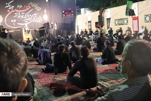 مراسم عزاداری حسینی در مجموعه فرهنگی ۱۵ خرداد