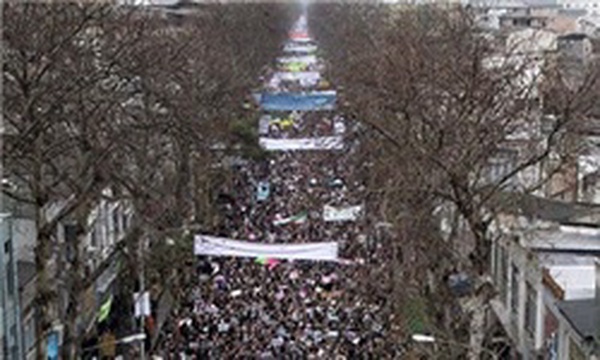 راهپیمایی 22 بهمن در قم
