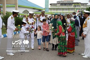 تجلیل از پرسنل و خانواده مازندرانی ناو گروه ۸۶ نیروی دریایی ارتش در نوشهر 