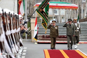 مراسم استقبال از«وزیر دفاع سوریه»