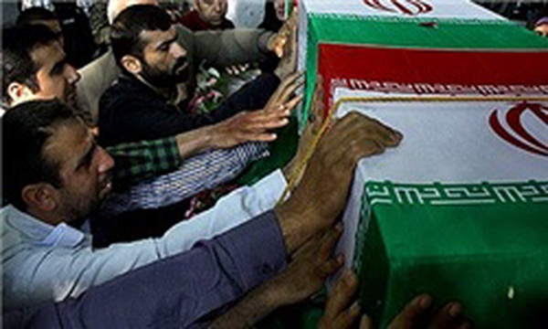 تشییع پیکر شهدای گمنام هشت سال دفاع مقدس در استان مازندران