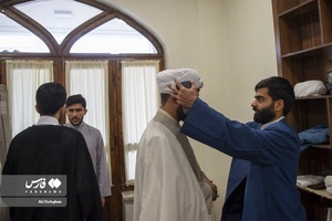 مراسم عمامه گذاری طلاب حوزه علمیه امام خمینی گرگان