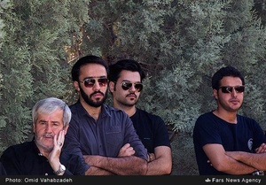 مراسم نخستین سالگرد درگذشت مرحوم مهدی نفر در قطعه نام آوران بهشت زهرا