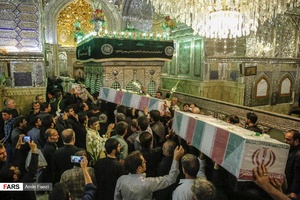 تشییع لاله‌ها در بهشت حرم
