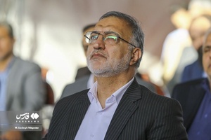 علیرضا زاکانی شهردار تهران در مراسم تفاهم نامه ساخت خط ۱۰ مترو تهران