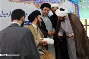 آیین عمامه گذاری طلاب حوزه های علمیه استان اردبیل