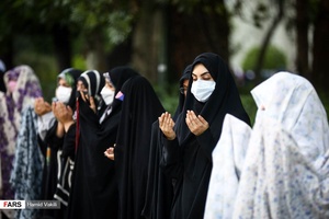  اقامه نماز عید سعید فطر 1400 در دانشگاه تهران