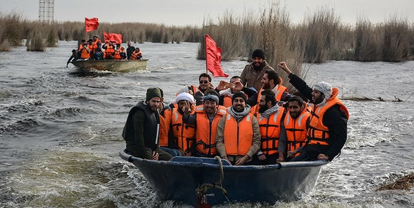حضور دانشجویان خارجی در  مناطق عملیاتی جنوب