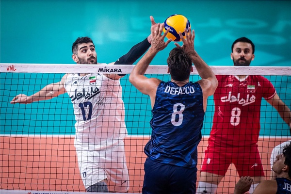 والیبال ایران آمریکا