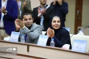 مهدی تاج در مجمع انتخابات هیات فوتبال مازندران و کلنگ زنی ساختمان هیات