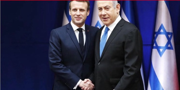 ماکرون نتانیاهو
