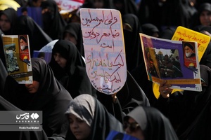 اجتماع بانوان حوزوی در حمایت از مردم مظلوم فلسطین