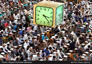 محفل انس با قرآن کریم در حرم مطهر حضرت معصومه(س)