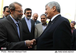 حضور علی لاریجانی رئیس مجلس شورای اسلامی در موزه فرش ترکمنستان