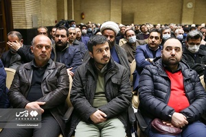  سید محسن دهنوی نماینده مجلس شورای اسلامی درمراسم ختم مرحوم شیخان
