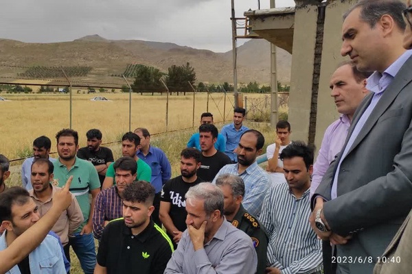 آب شرب روستای بید سرخ