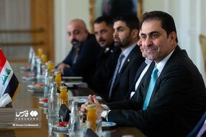 دیدار محسن المندلاوی نایب رئیس مجلس عراق با حسین امیرعبداللهیان وزیر امور خارجه
