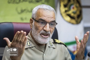 نشست خبری امیر سرتیپ محمد محمودی دبیر ششمین جشنواره سراسری گوهرهای فاطمی (س)