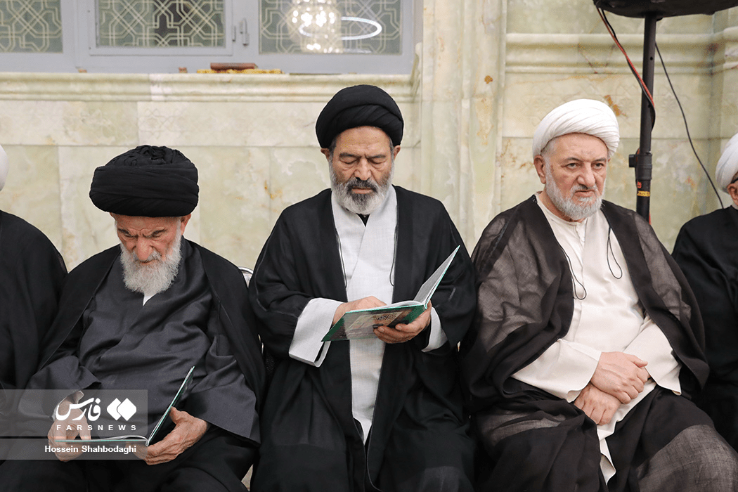 مراسم چهلمین روز ترحیم آیت الله شبیری زنجانی(ره)