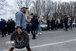 مسابقات اتومبیلرانی دِرَگ ۴۰۰ متر در جام ارس در جلفا