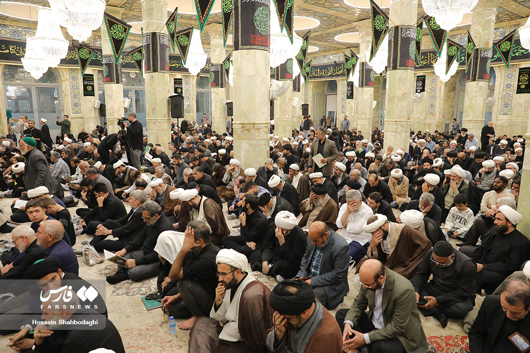 مراسم چهلمین روز ترحیم آیت الله شبیری زنجانی(ره)