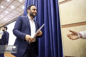علی بهادری جهرمی سخنگوی دولت در نشست دانشجویی پاسخگو در برابر جمهور 