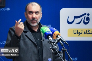سخنرانی پیام تیرانداز مدیر عامل خبرگزاری فارس در مراسم رونمایی کتاب حکمرانی فرهنگی در عصر انسان رسانه ها