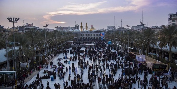 بین الحرمین کربلا عتبات زائر