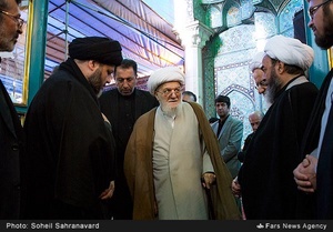 آیت الله تسخیری در مراسم ختم آیت‌الله موسوی اردبیلی