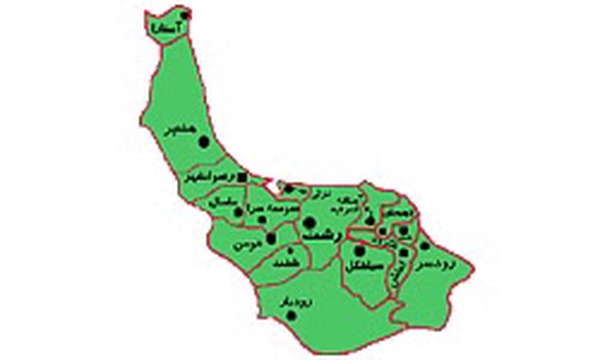 نقشه گیلان