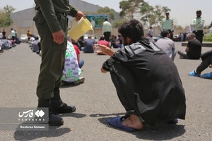 نمایشگاه کشفیات پلیس البرز در طرح ضربتی