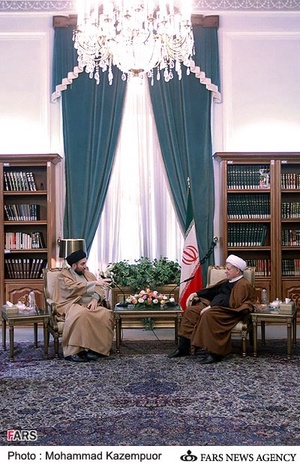 دیدار سیدعمار حکیم رییس مجلس اعلای اسلامی عراق با آیت الله هاشمی رفسنجانی رئیس مجمع تشخیص مصلحت نظام