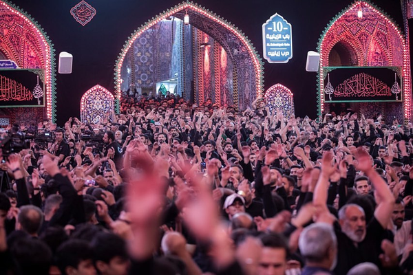 حرم کربلا شب عاشورا