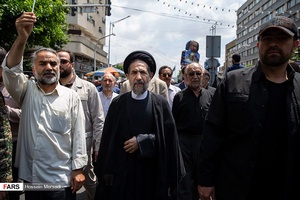 حجت الاسلام ابوترابی فرد در راهپیمایی روز جهانی قدس ۹۸ 