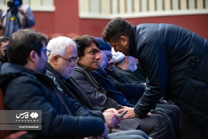 حضور انوش معظمی در اختتامیه چهارمین جشنواره تئاتر سردار آسمانی